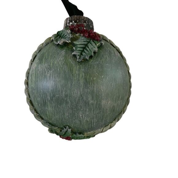 Handmade one of a kind Christmas Ornament Poinsetta - Picture 9 of 10